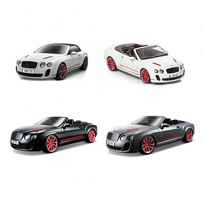 Машина Bentley Continental Supersport Convertible, металлическая, 1:18 (Bburago, 18-11035) Машина Bentley Continental Supersport Convertible, металлическая, 1:18 (Bburago, 18-11035)